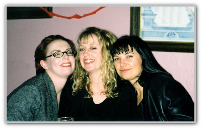SJ with friends at SJ surprise bday party June 5th 1999 at York